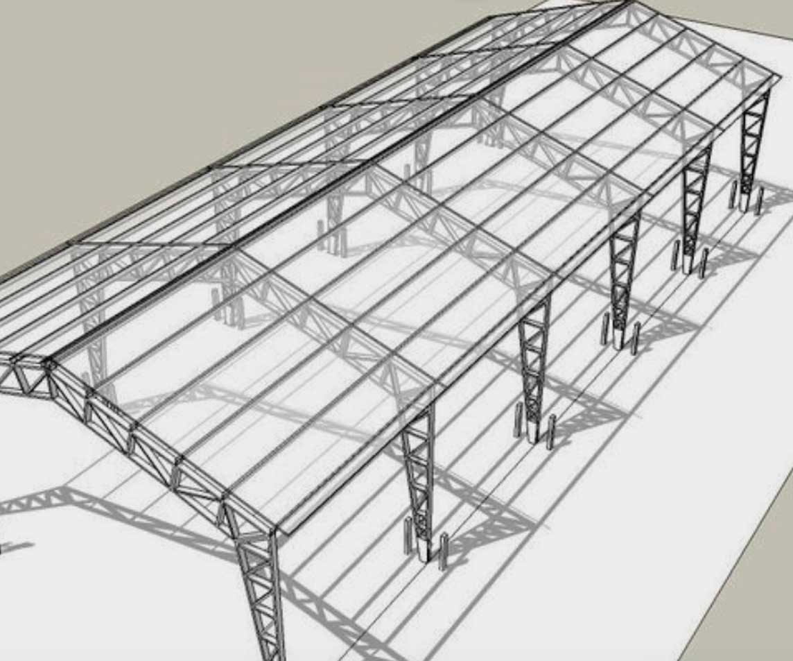estructura galpon galpon estructura metalica